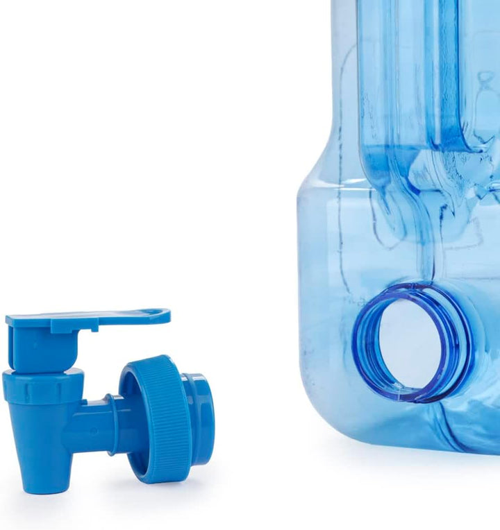 balvi - H2O Wasserflasche aus PET-Kunststoff, mit einem Fassungsvermögen von 5,5 l.