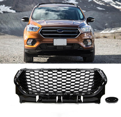 Dreamseek Frontgrill Für Ford Escape Kuga II 2017 2018 2019 Kühlergrill Front Stossstange Gitter Spo