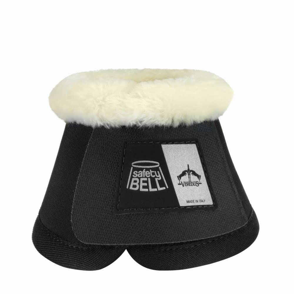 Veredus Hufglocken Safety Bell Light Grösse/Farbe M/schwarz Medium Schwarz, Medium Schwarz