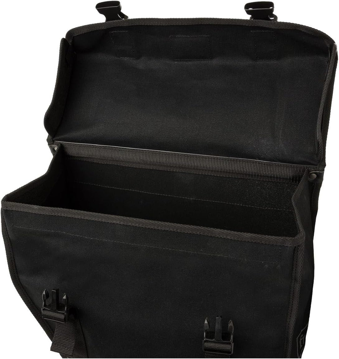 FastRider Canvas 93 Doppelte Fahrradtasche für Gepäckträger, 41L Seitentasche Fahrrad, 100% Kanevas