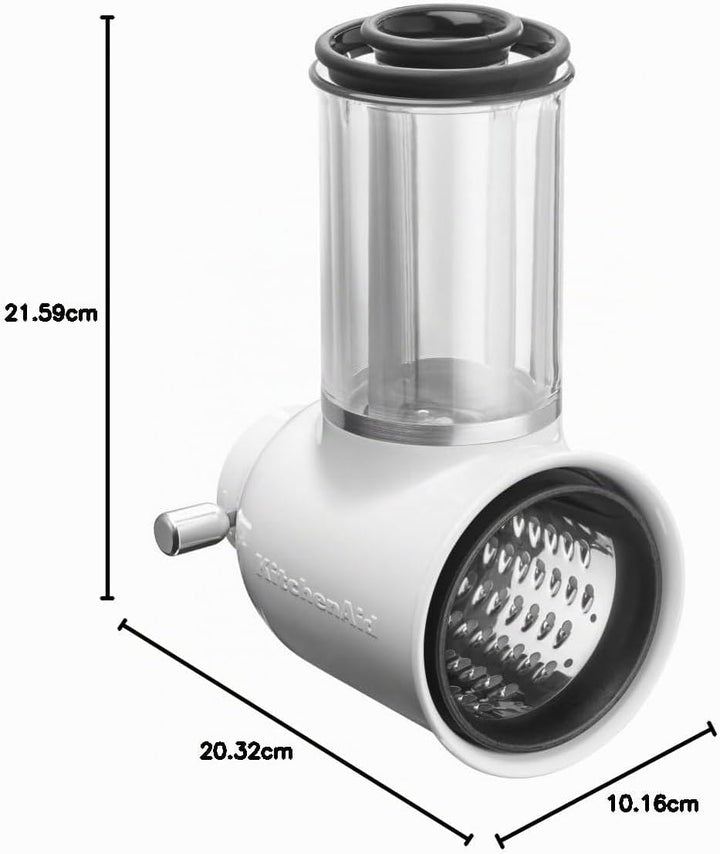 KitchenAid Fresh Prep Slicer/Shredder Aufsatz, Weiss Weiss/Opulenter Garten, Weiss/Opulenter Garten