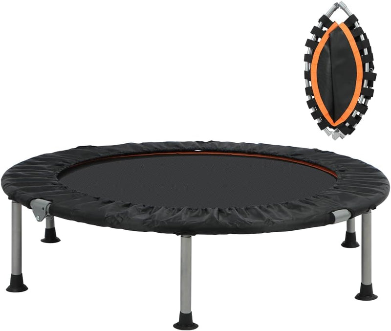 Panana Faltbares Mini-Trampolin Ø102cm Fitness-Trampolin Gartentrampolin Rebounder, Trainings-Trampo