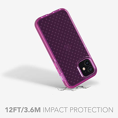 tech21 Evo Check Schutzhülle für Apple iPhone 12 Pro Max 5G mit 3,6 m Fallschutz, Mystical Fuchsia i