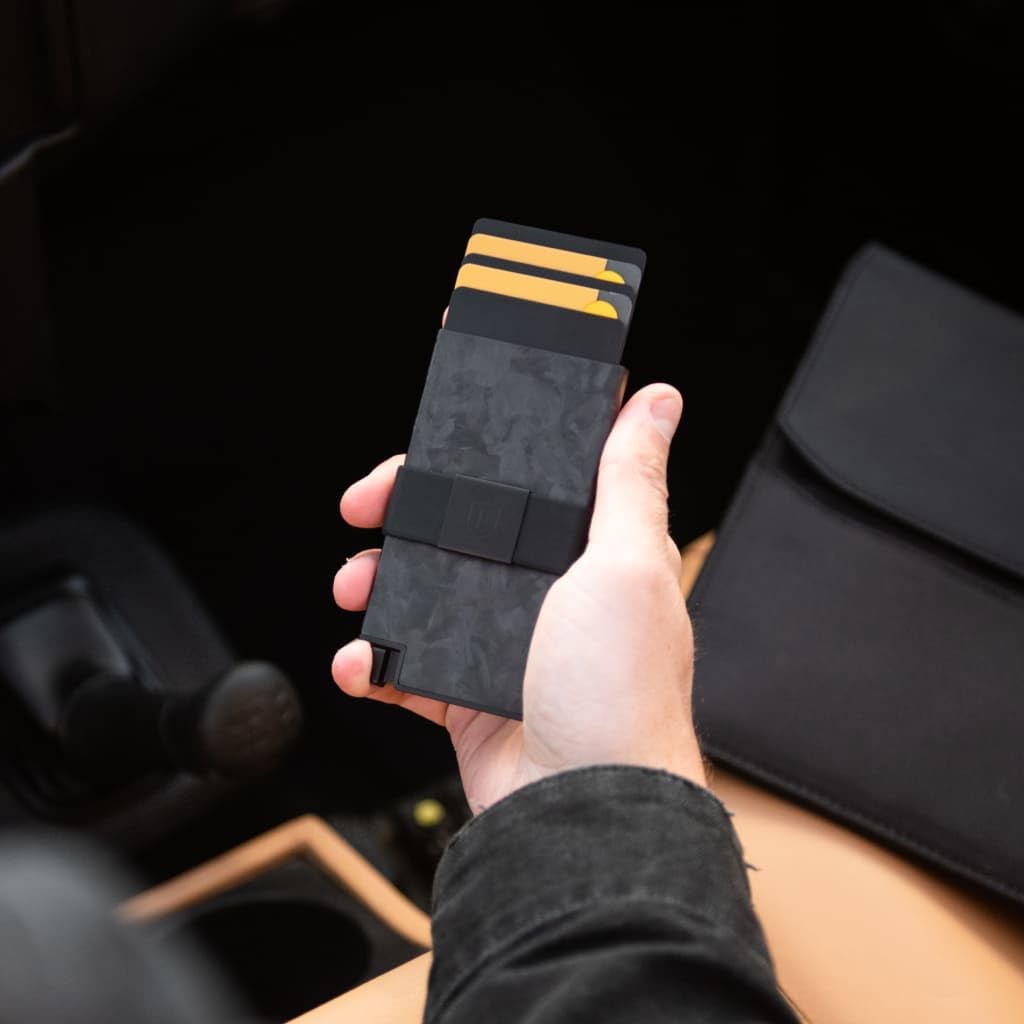 Ekster Carbon Cardholder Smart Wallet gebaut für schnellen Zugriff., Carbon Schmiede, Minimalistisch