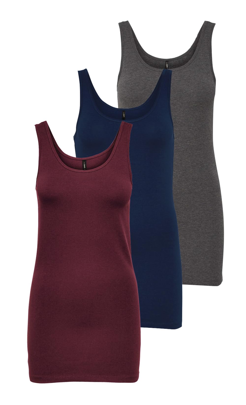 ONLY Damen Onllive Love Long Tank Noos Top