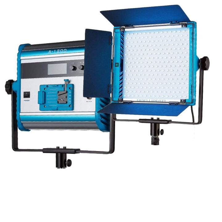 Yidoblo Bi Color LED Soft Video Light Panel 3200K-5500K Dimmable by DMX/Phone App/Remote Controller