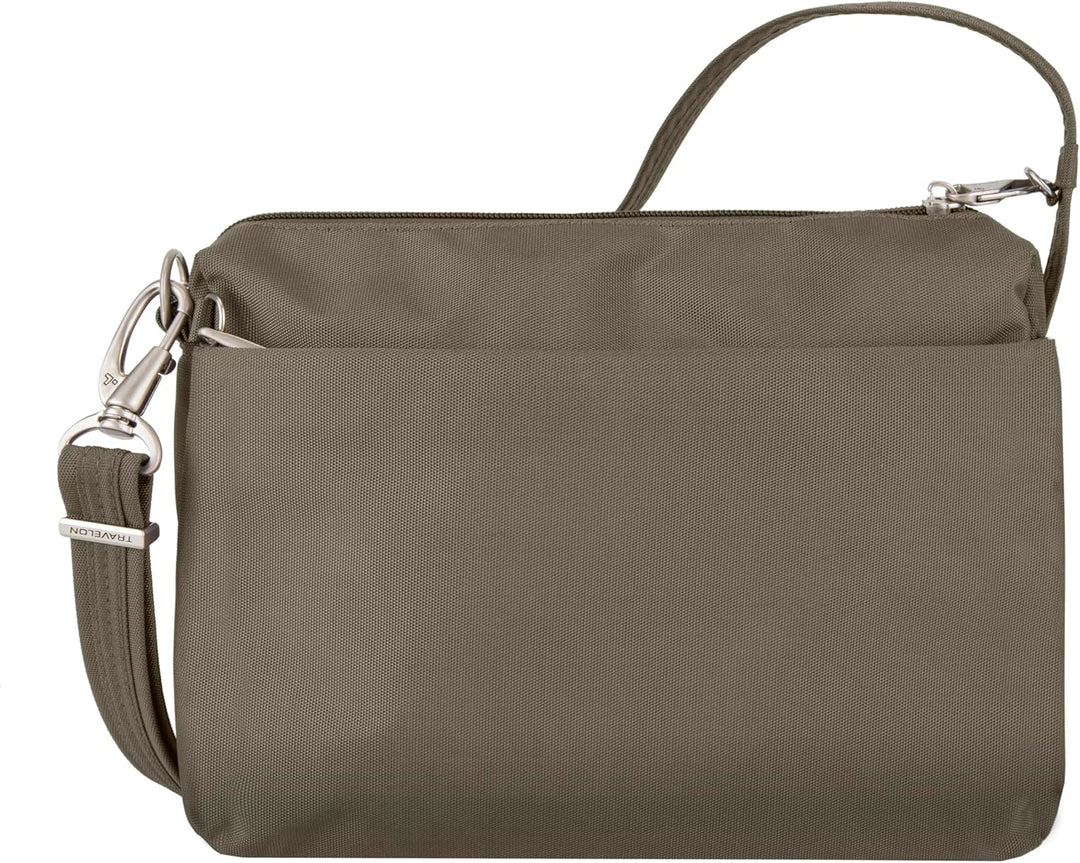 Travelon Damen Klassische Crossbody-Tasche mit Diebstahlschutz, klein Reisetaschen, Einheitsgrösse M