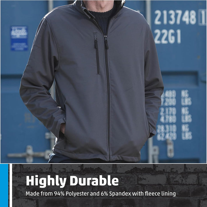 Softshell-Jacke 204 Selkirk von Fortress, schwarz, 204, Small S Schwarz, S Schwarz