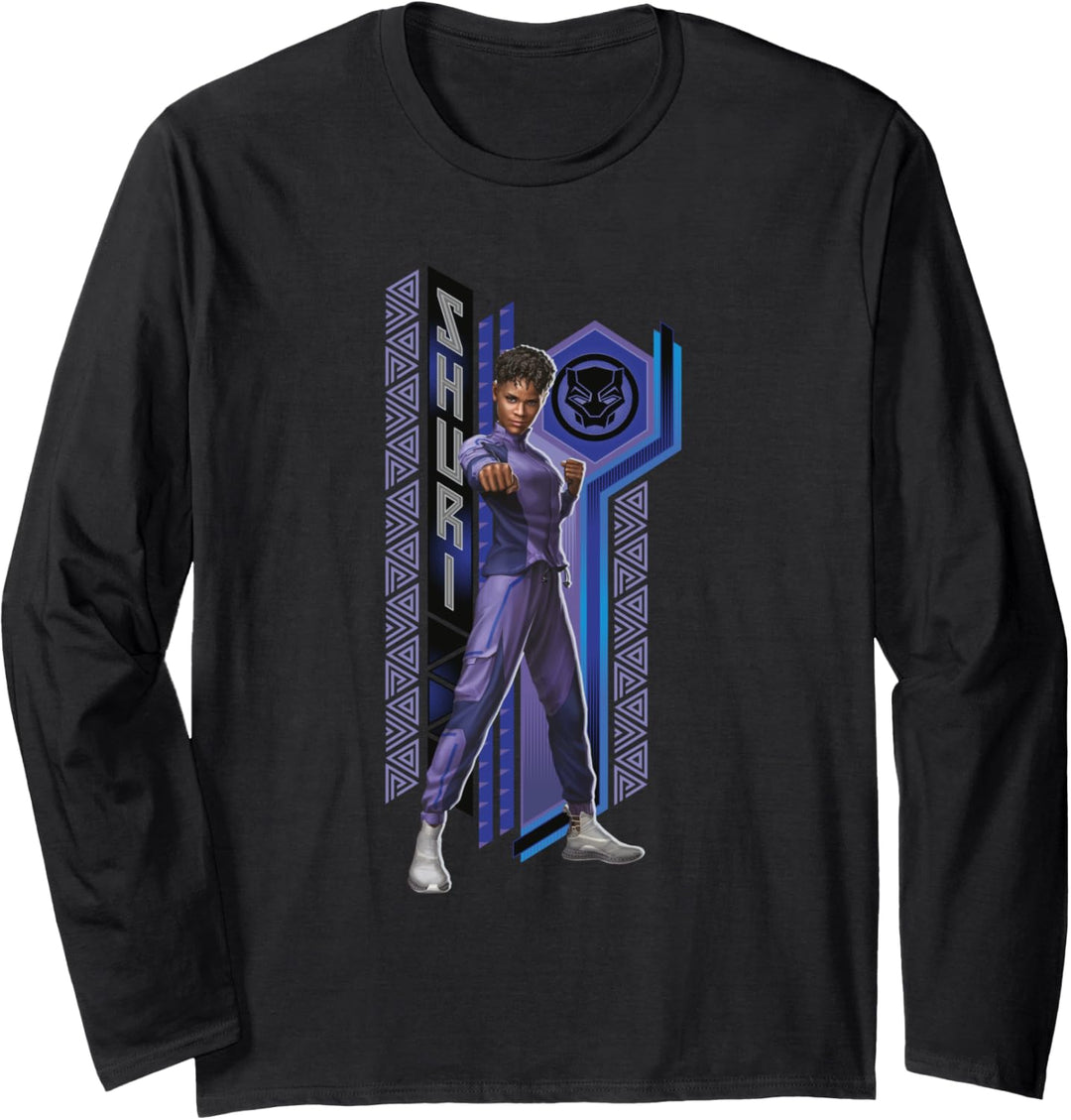 Marvel Black Panther: Wakanda Forever Shuri Fist Pose Langarmshirt