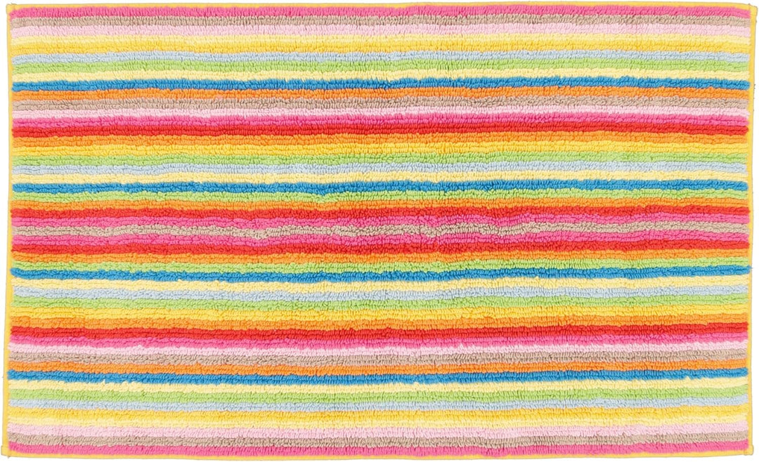 Cawö Badteppiche Lifestyle Streifen 7008 Multicolor - 25 60 x 100 cm (Rechteckig), 60 x 100 cm (Rech