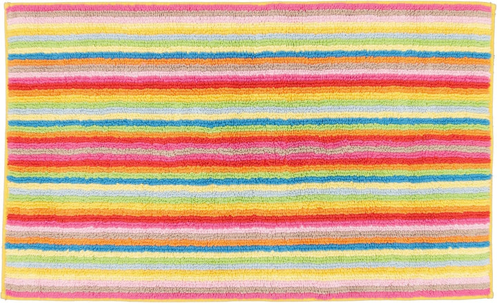 Cawö Badteppiche Lifestyle Streifen 7008 Multicolor - 25 60 x 100 cm (Rechteckig), 60 x 100 cm (Rech