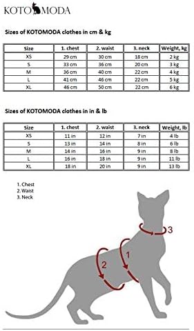 Kotomoda Katzen-T-Shirt, lila Schдdel, fьr Sphynx und nackte Katzen, Grцяe XS X-Small, X-Small