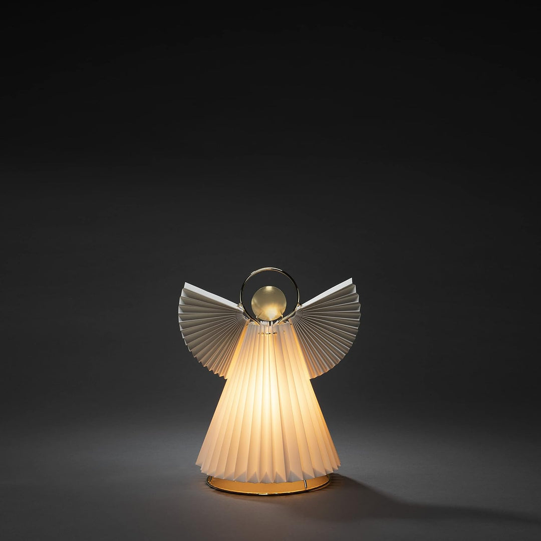 Konstsmide Papierengel, mini, inkl. Anschlusskabel mit an/aus Schalter, ohne Leuchtmittel, E14 Lampe