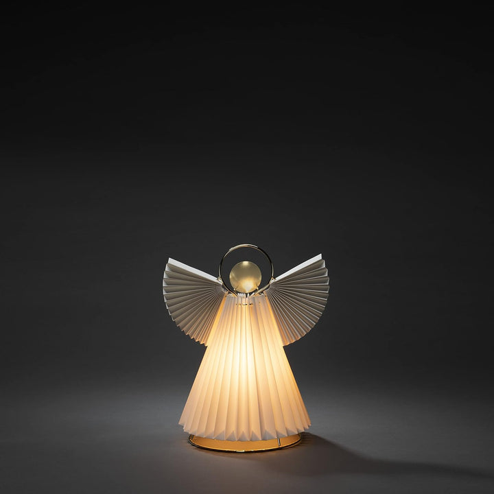 Konstsmide Papierengel, mini, inkl. Anschlusskabel mit an/aus Schalter, ohne Leuchtmittel, E14 Lampe