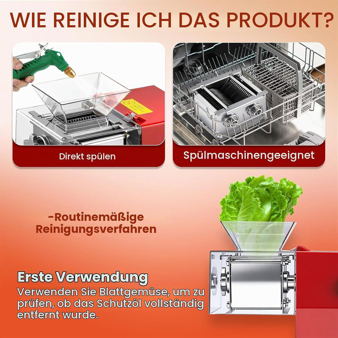 NEWTRY 850W Kommerzielle Fleischschneidemaschine zum Schneiden, Zerteilen und Würfeln von knochenlos