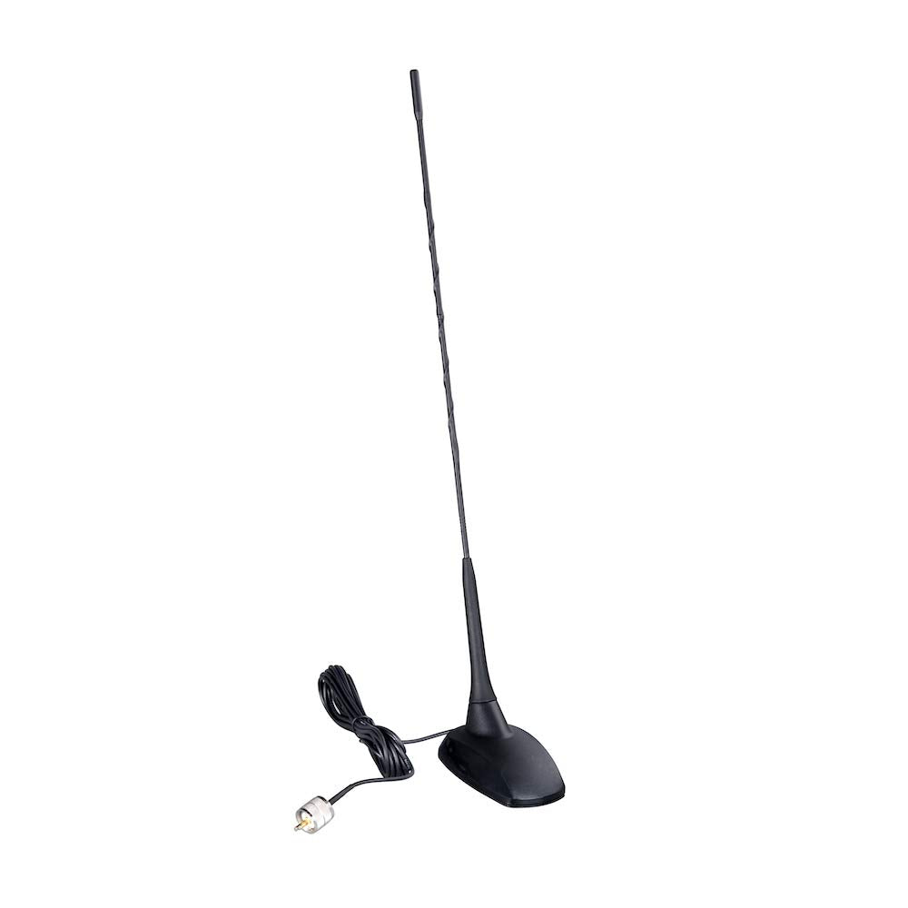 Albrecht CB-Magnetantenne CBM-516, 65270, Strahlerlänger 44cm, mit 4 m Kabel und PL-Stecker Single,