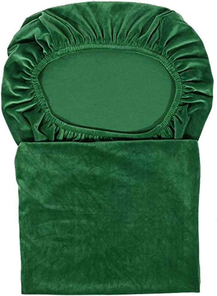 Homaxy Velvet Stuhlhussen 6er Set, Stretch Esszimmerstuhl Hussen, Spandex Plüsch Stuhlbezug Grosses