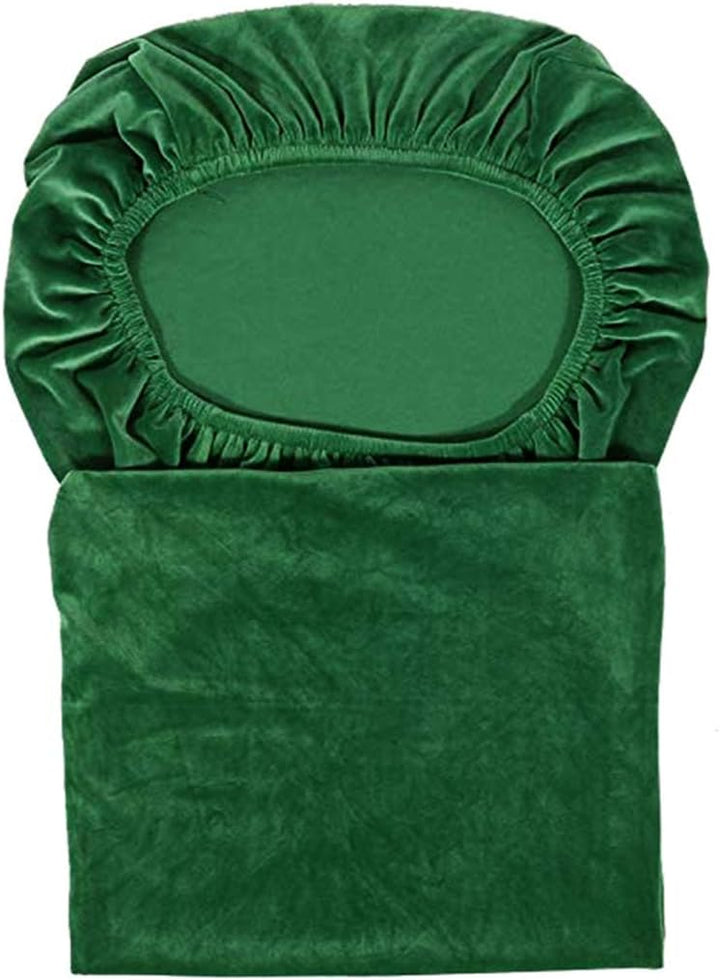 Homaxy Velvet Stuhlhussen 6er Set, Stretch Esszimmerstuhl Hussen, Spandex Plüsch Stuhlbezug Grosses