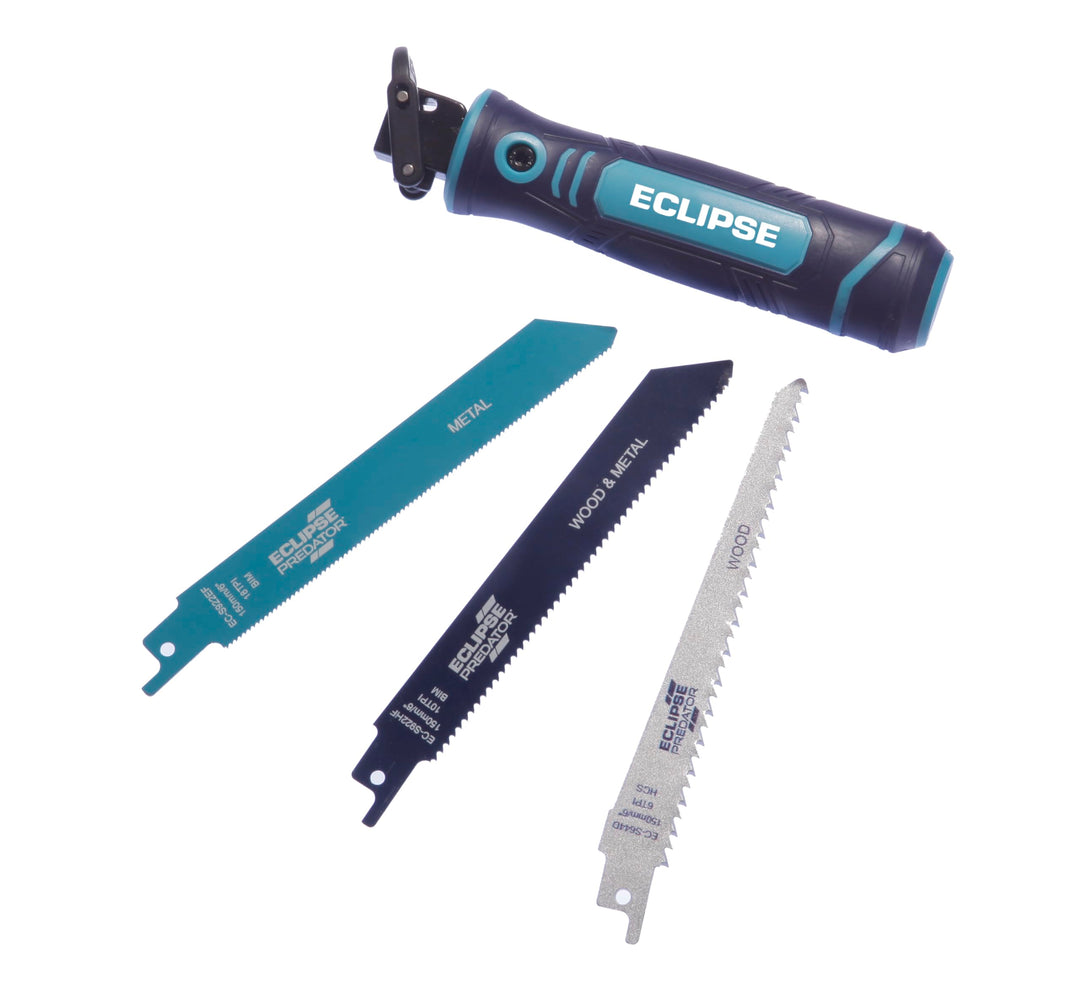 Eclipse Professional Tools EMFH4PS Multifunktionsgriff und Stichsägeblatt-Set, Handsäge zum Schneide