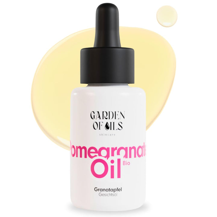 Granatapfel Gesichtsöl BIO - Garden of Oils® - Vitalisierend & straffend - Granatapfelkern Gesichtsp