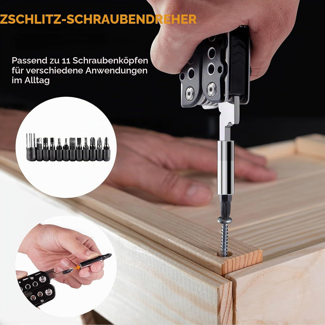 morpilot Geschenke für Männer, 25 in 1 Multitool Werkzeug, Kleine Weihnachtsgeschenke für Männer, Ge