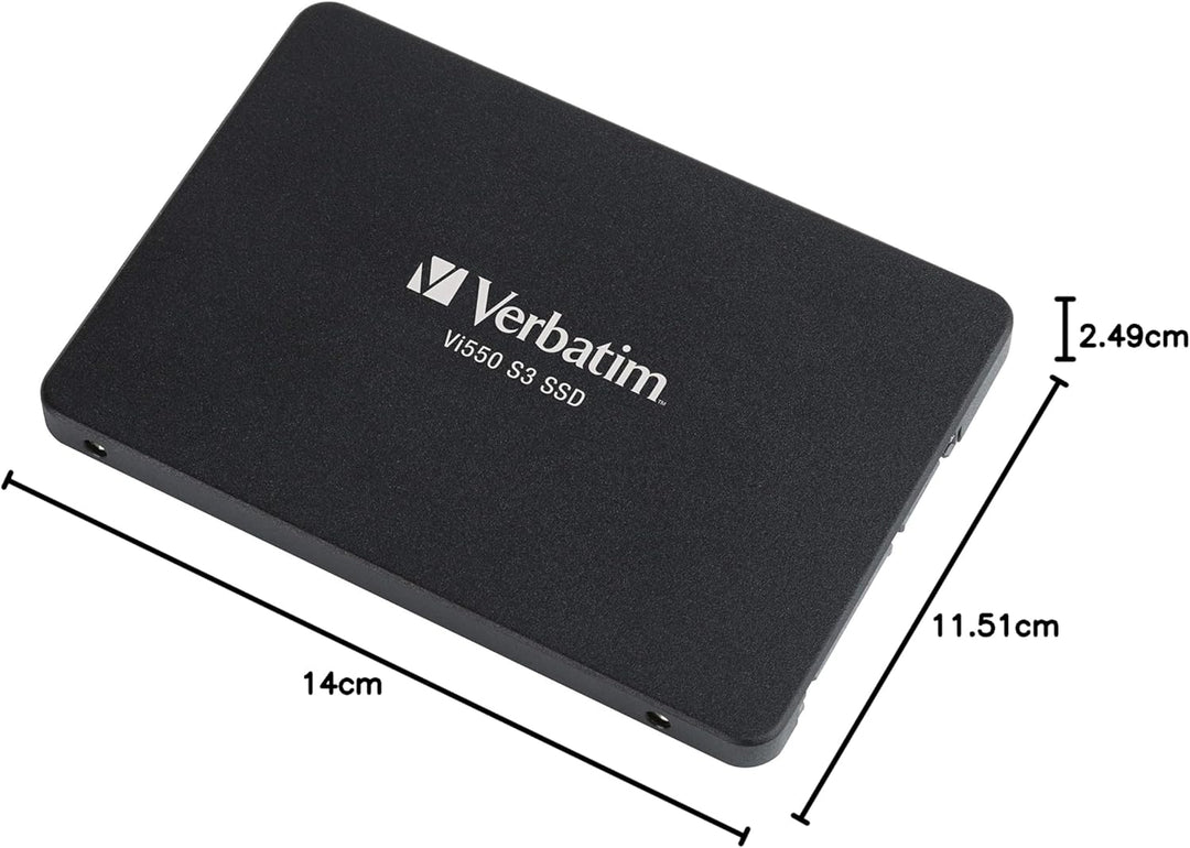 Verbatim Vi550 S3 SSD, internes SSD-Laufwerk mit 1 TB Datenspeicher, Solid State Drive mit 2,5&