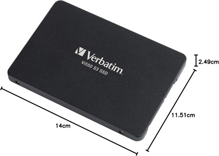 Verbatim Vi550 S3 SSD, internes SSD-Laufwerk mit 1 TB Datenspeicher, Solid State Drive mit 2,5&