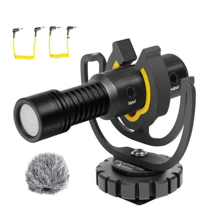 Deity V-Mic D4 Mini Microphone On-Camera Microphone Head Mic TRS 3.5MM for Vlog Video Studio DSLR Ca
