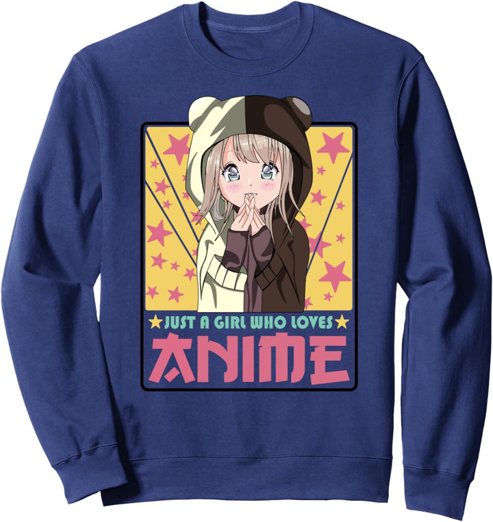 Kawaii Anime Merch - Kawaii Manga Mädchen Otaku Anime Sweatshirt