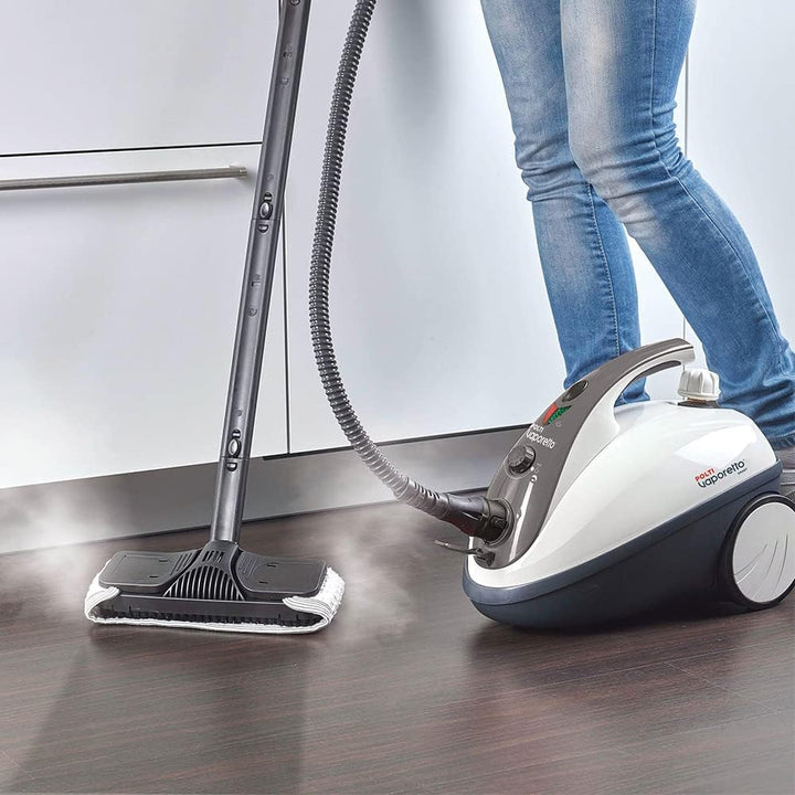 POLTI PTEU0267 Vaporetto Smart 30 S, maximal Druck 3 bar, Dampfausstoss bis zu 85 g/min, Anzeigesign