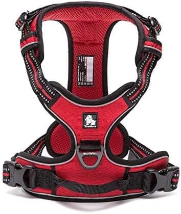 WINHYEPET Truelove Hundegeschirr No-Pull Reflektierendes verstellbar Haustiergeschirr mit 2 Leinencl