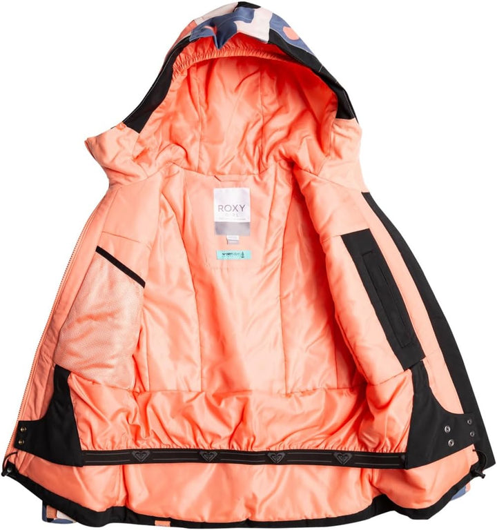 Roxy Mädchen Silverwinter Girl Jk Jacket (1er Pack) 10 Jahre PINK SALT PRIMA, 10 Jahre PINK SALT PRI