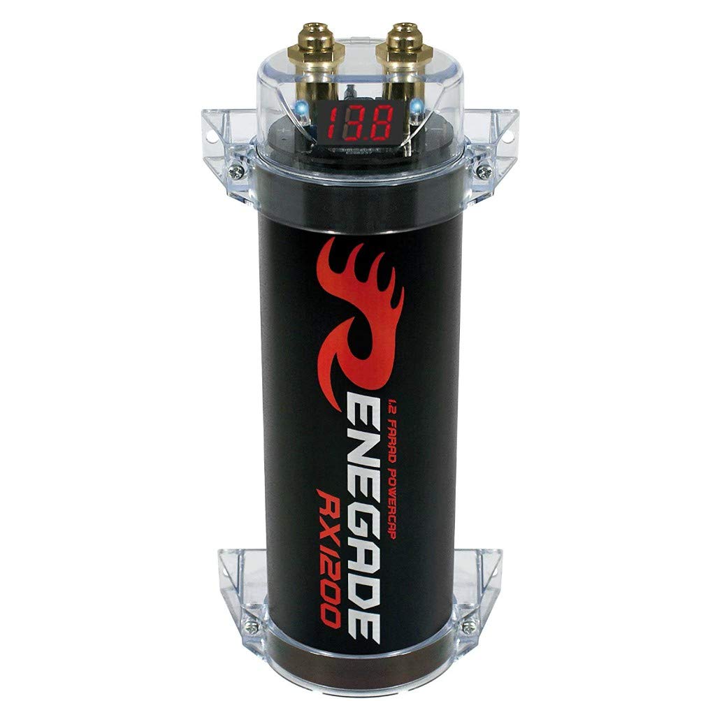 RENEGADE RX1200 Power Cap 1.2 Farad car-Audio-kondensator für systeme bis 1200 watt rms 1 2 3 4 5 10