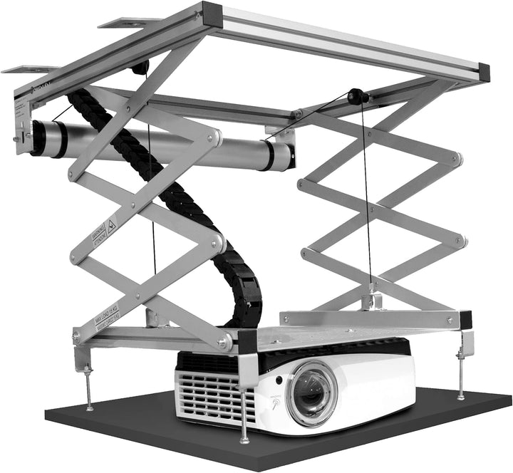 celexon Beamer-Deckenlift PL1000 Plus - ausfahrbar bis 90cm - bis 25kg - max. Masse 57cm x 60cm - au