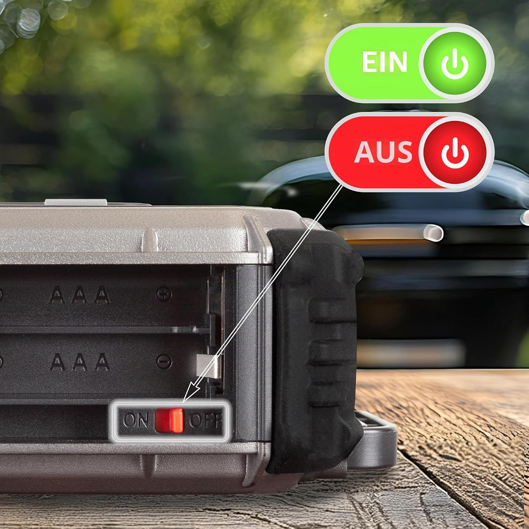 Duronic SDAB1 Kurbelradio, Tragbares Solar Notfall DAB FM Radio mit LED Licht und Kurbel, Batteriebe