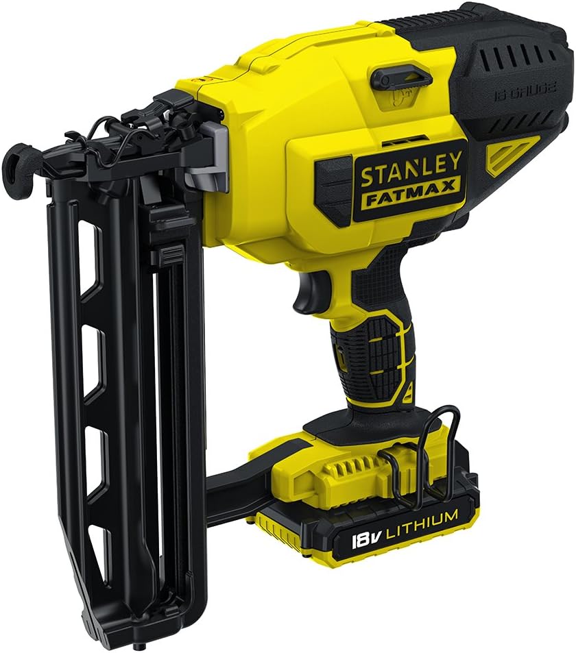 Stanley FMC792D2 Akku Nagler 18V - 2,0Ah Li-ion 16er Stifte mit 2 Akkus & Koffer Mit 2 Akkus, 2 Ah +