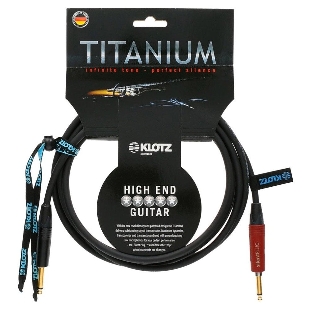 KLOTZ TITANIUM supreme gitarren kabel mit Silentplug (4,5), 4,5