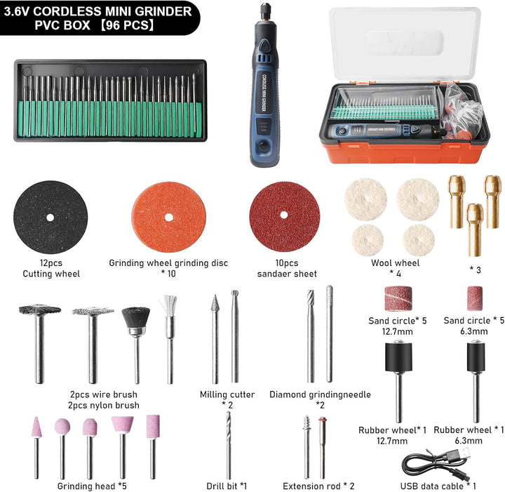 Elektrische Gravierstift, Elektrisches Gravur Stift Kit, Kabellos Usb Wiederaufladierbar Gravur Werk