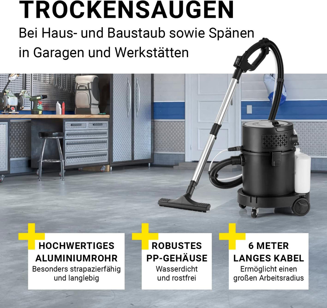 Sprüh- und Waschsauger für hygienische Sauberkeit bis in die Fasertiefe | Entfernt hartnäckige Fleck