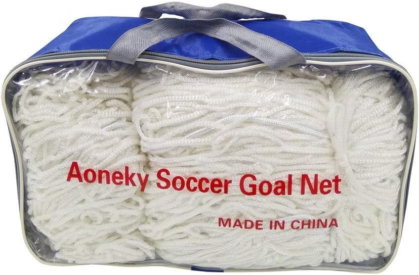 Aoneky Fussballnetz 7,3x2,4M/ 4,9x2,1M/ 3,6x1,8M/ 3x2M/ 2,4x1,8M/ 1,8x1,2M | Ersatz-Fussballtornetz