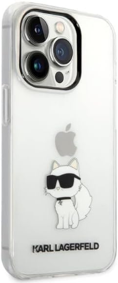 KARL LAGERFELD KLHCP14XHNCHTCT Hülle für iPhone 14 Pro Max 6,7" transparent Hard