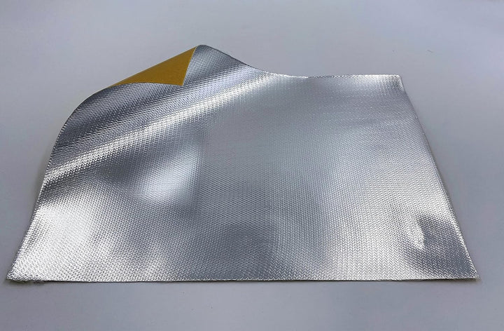 Silent Sport™ Hitzeschutzfolie selbstklebend/Hitzeschild/Heat Reflecting Foil (Packung mit 2) 24cm x