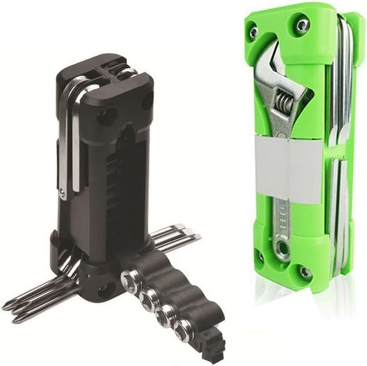 Robustes Motorrad Multi Use Tool Set mit tragbarem Design für Notfälle oder Reisen (Schwarz)