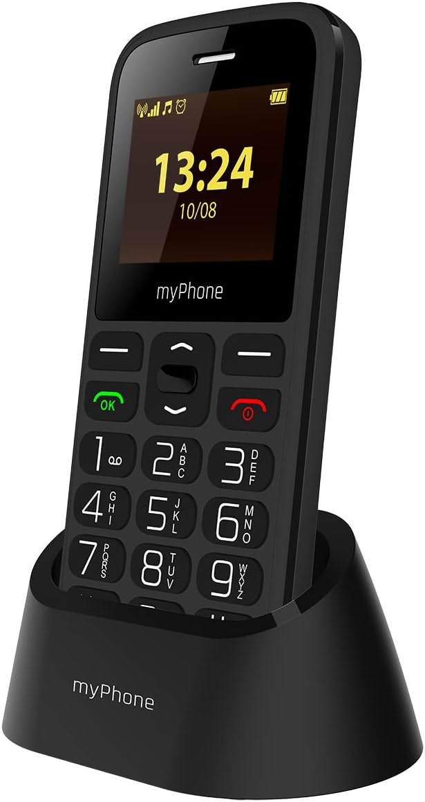 MP myPhone Halo A+ Mobiltelefon Senioren-Handy mit Ladestation ohne Vertrag das Telefon für Oma und