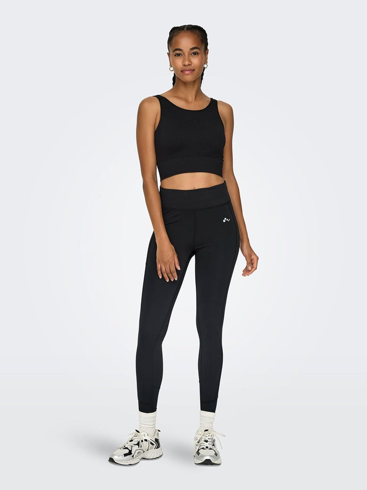 Only Play Female Sportleggings ONPMILA-2 Hohe Taille Enger Schnitt Sportleggings XS Schwarz, XS Schw