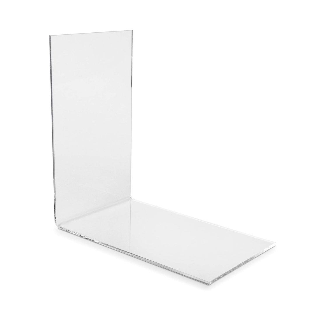 50 STück Buchstütze ECO (8.5 x 14.0 x 14.0 cm) Regal Buchwinkel von VITAdisplays, Buchständer für kl