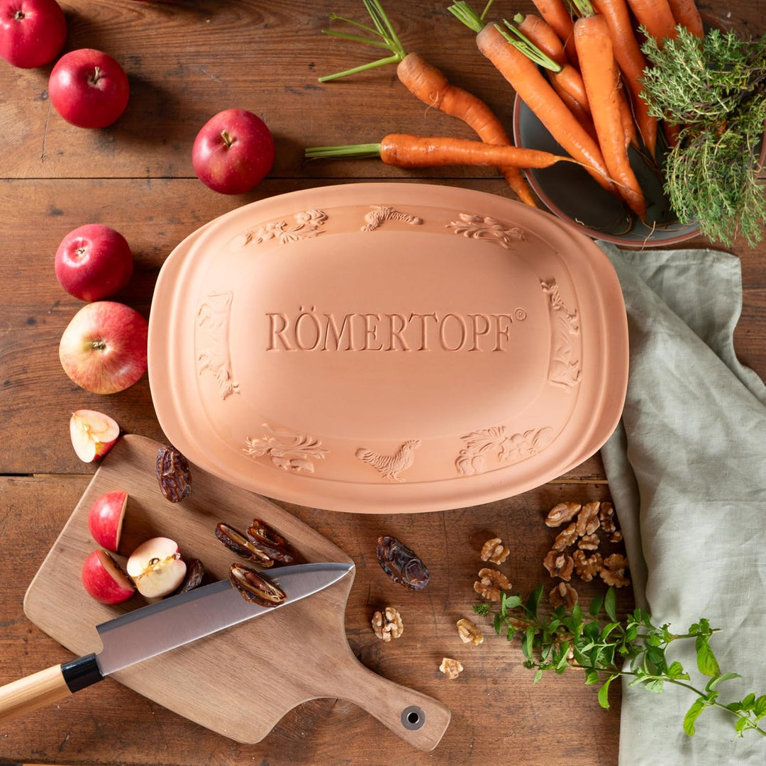 Römertopf Bräter, Ton, Terrakotta, 38 cm 2.5 Kg, 2.5 Kg