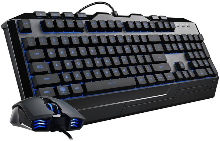 Cooler Master Devastator 3 Combo Tastatur & Gaming Maus - Membran-Tastatur mit 7 Farben LED-Beleucht