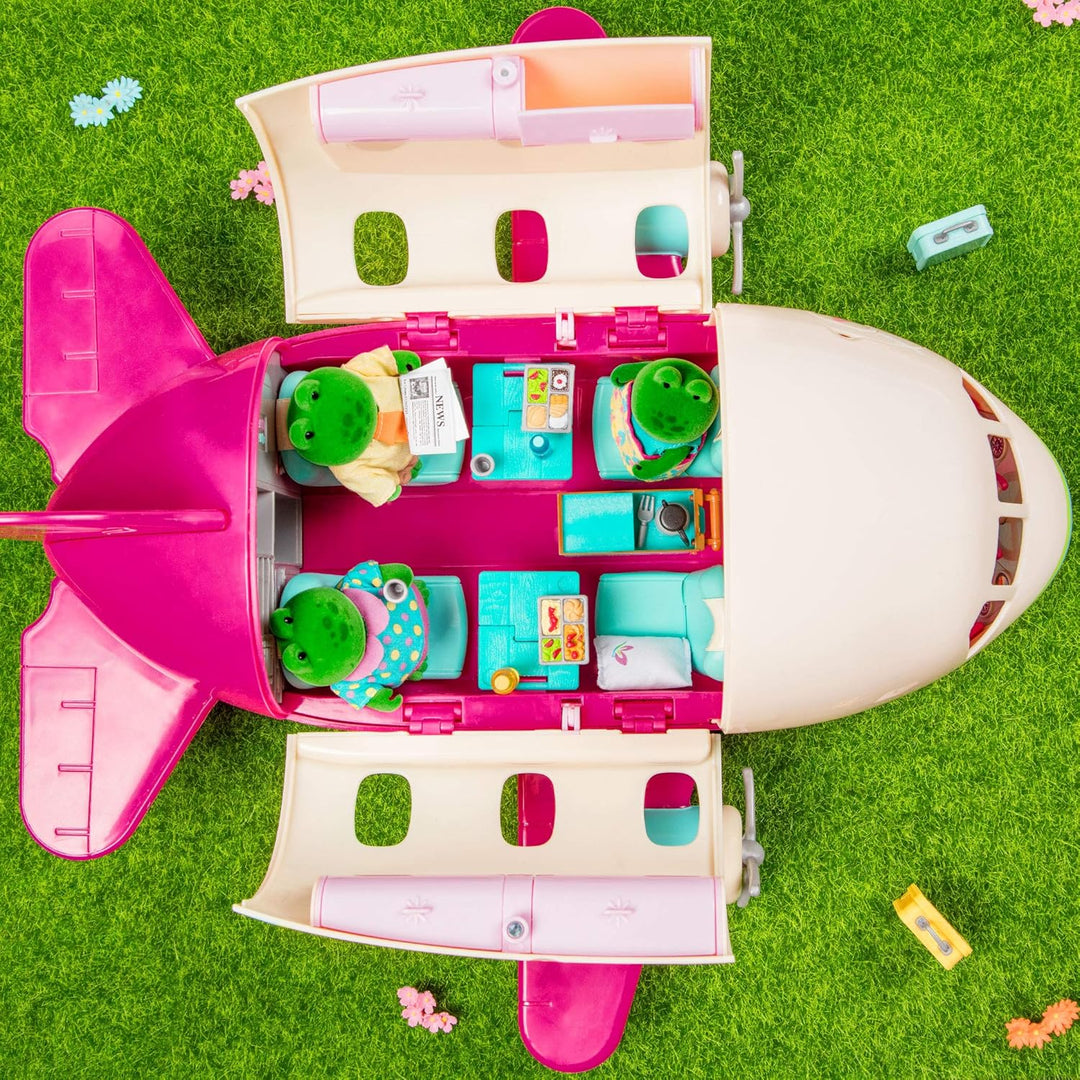 Li'l Woodzeez - Honeysuckle Airway - Spielflugzeug - Flughafen Spielset - Spielset für Kinder - Figu