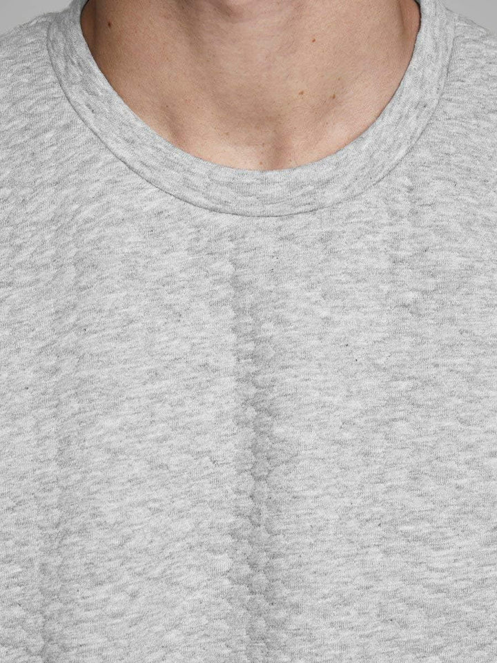 JACK & JONES Herren Pullover jjStructure grau L
